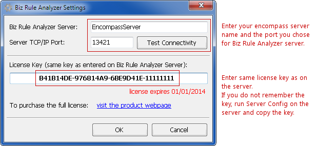 EncompDEV - Products - Biz Rule Analyzer - Installation