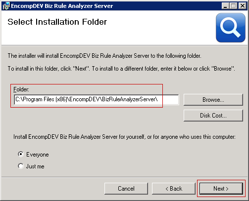 EncompDEV - Products - Biz Rule Analyzer - Installation