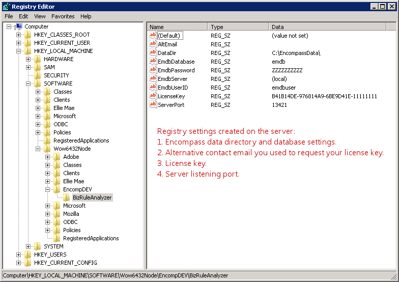 EncompDEV - Products - Biz Rule Analyzer - Installation