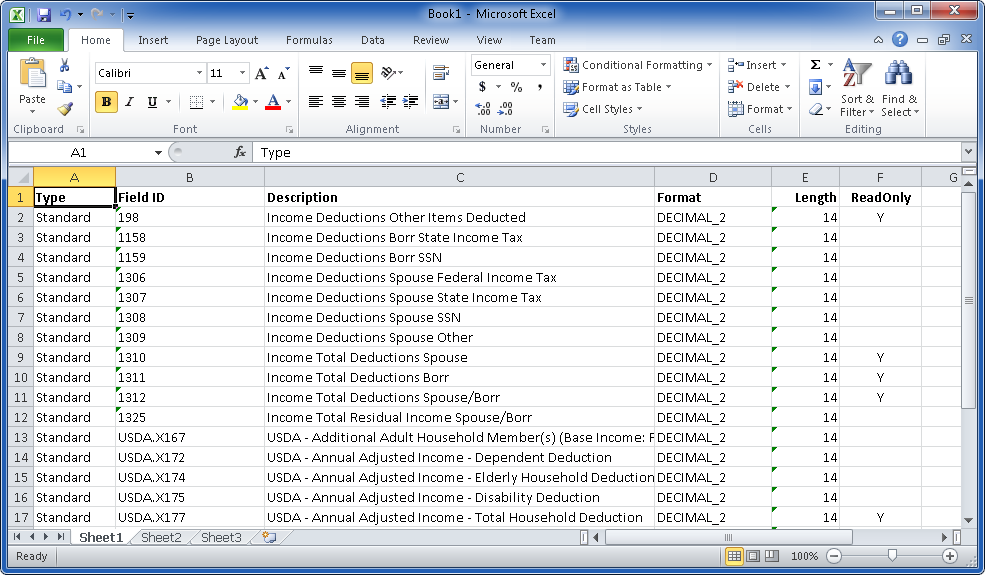 Field Explorer for Encompass360 - Excel Export