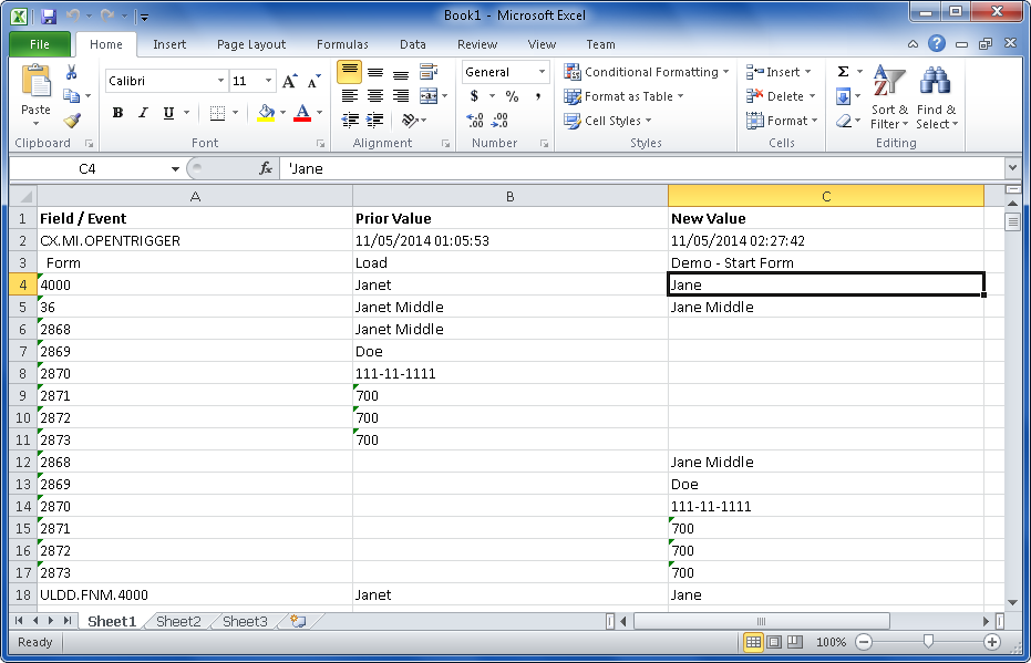 hourguard export of excel